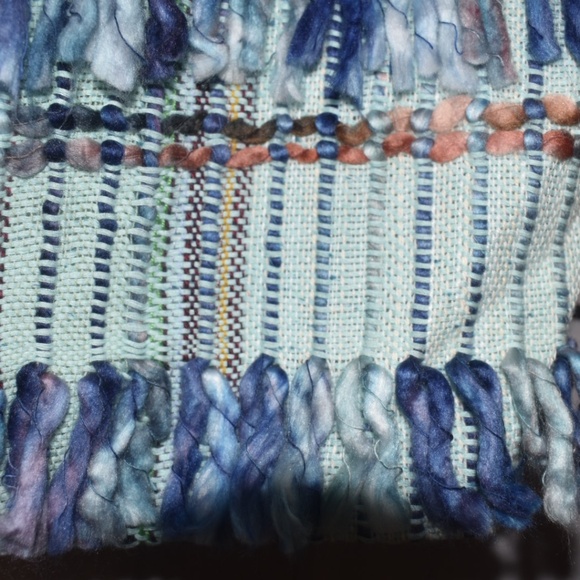 Renata Gasparian Gorgeous High End Neela Green & Blue Ruffles Vest One Size - Picture 4 of 11